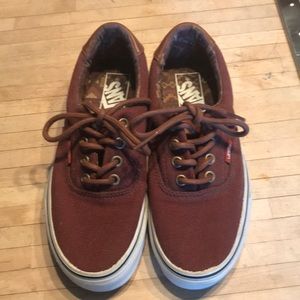 Burgundy Vans